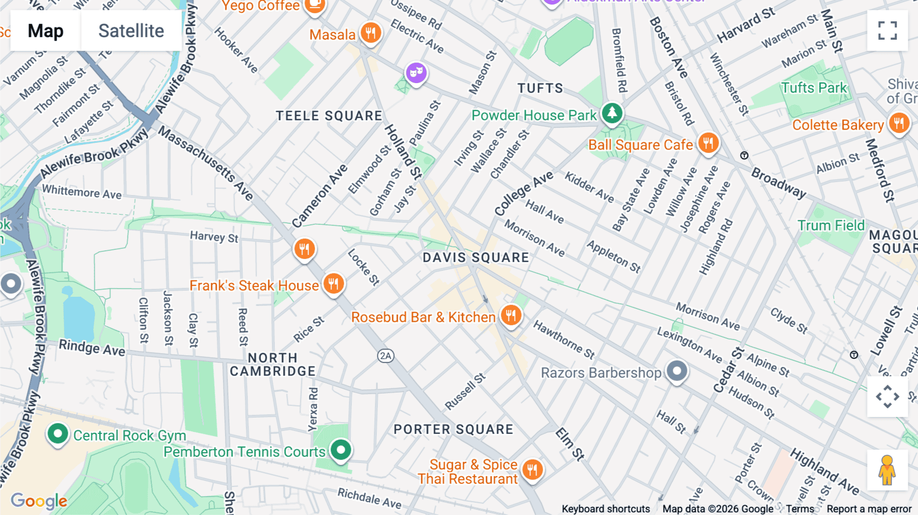 Click for interative map of 49-55 Davis Square, 3rd Floor, Somerville