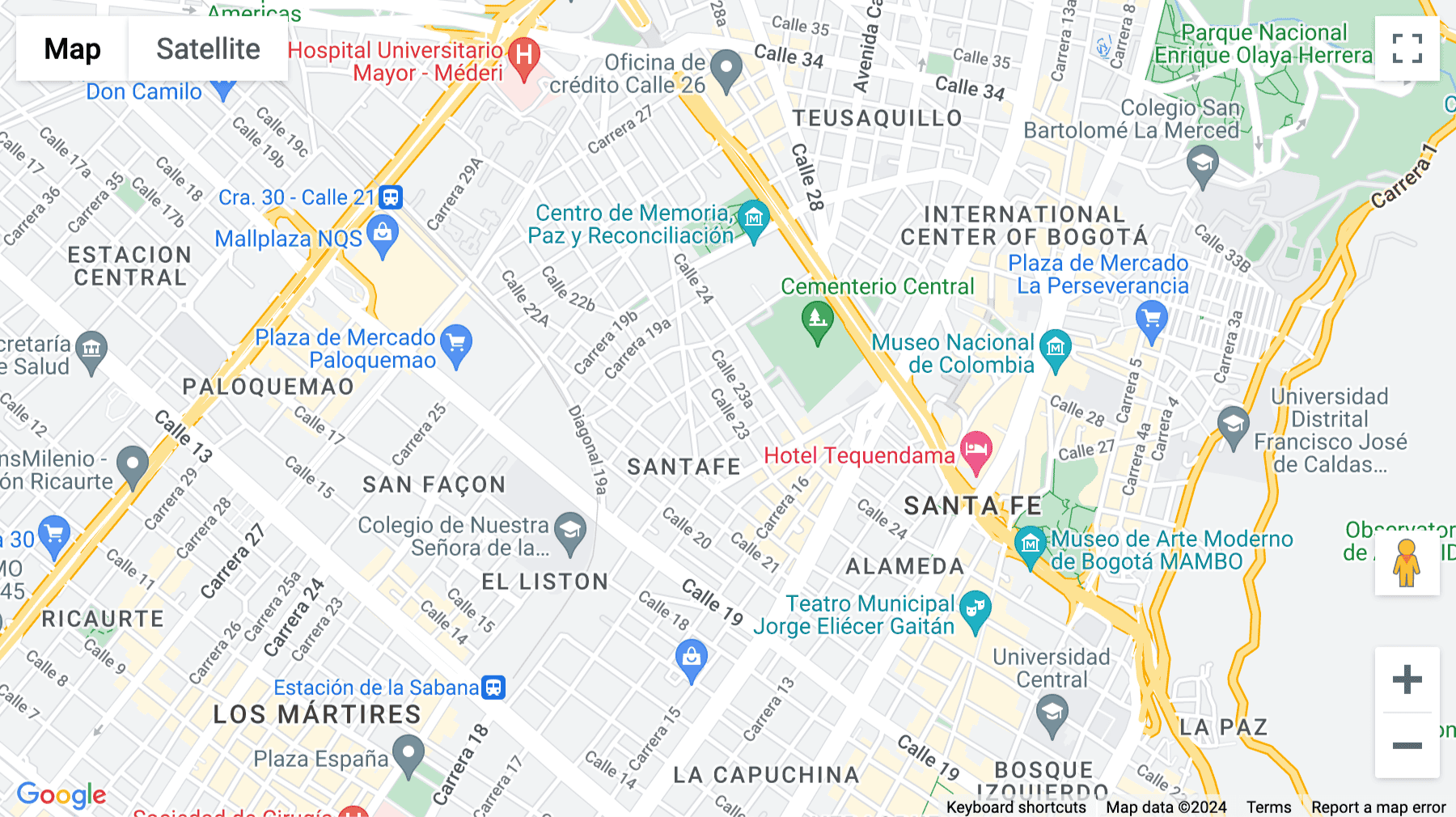 Click for interative map of Carrera 18A No. 103, 11, Bogota
