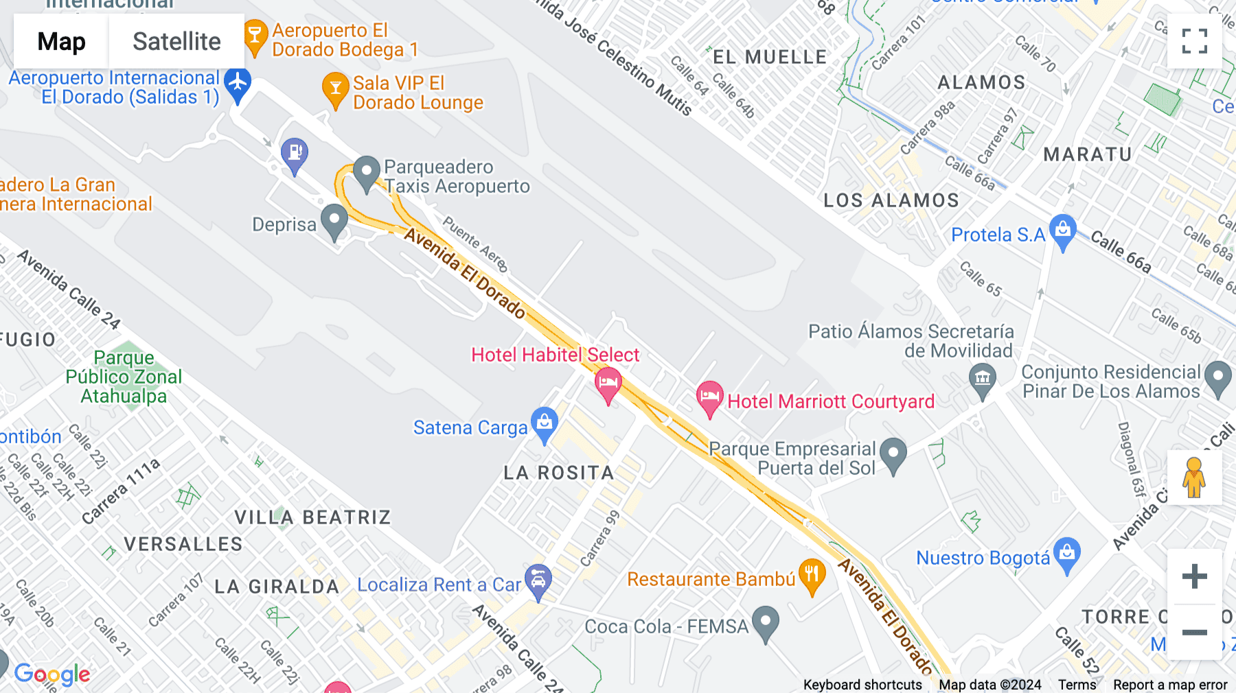 Click for interative map of Salitre Buro 26, Street 26, 102-20 Suite 301, Third Floor, Bogota
