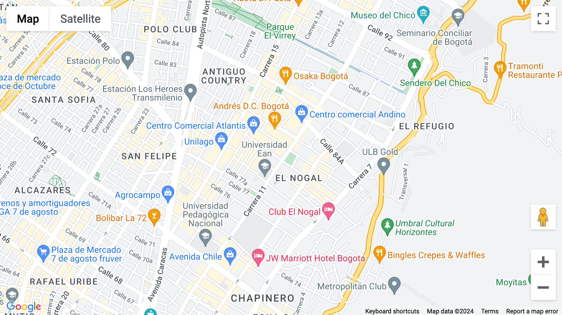 Click for interative map of Carrera 11 No. 79, 80, Bogota