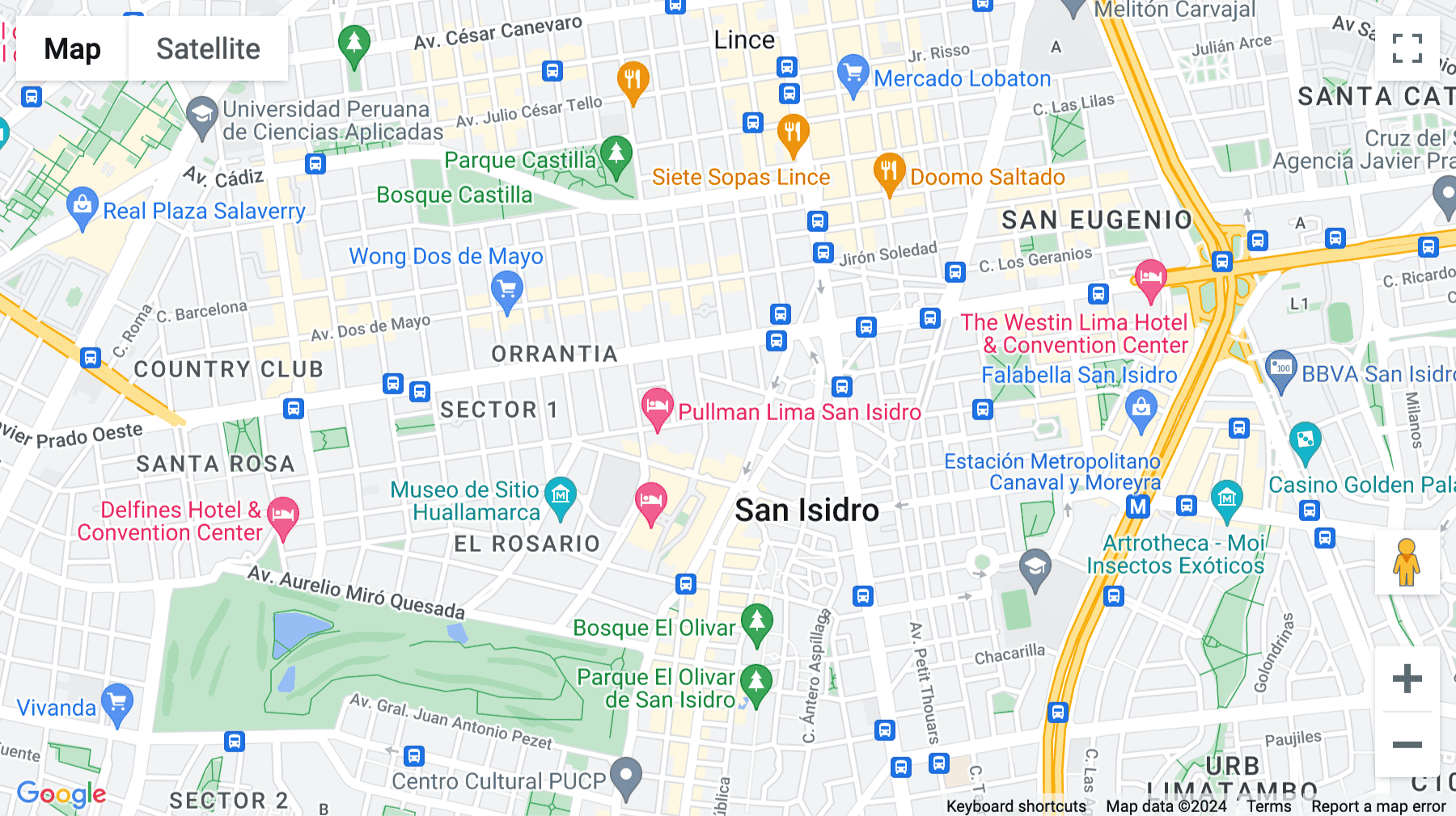 Click for interative map of Av. Jorge Basadre 349 San Isidro, Lima