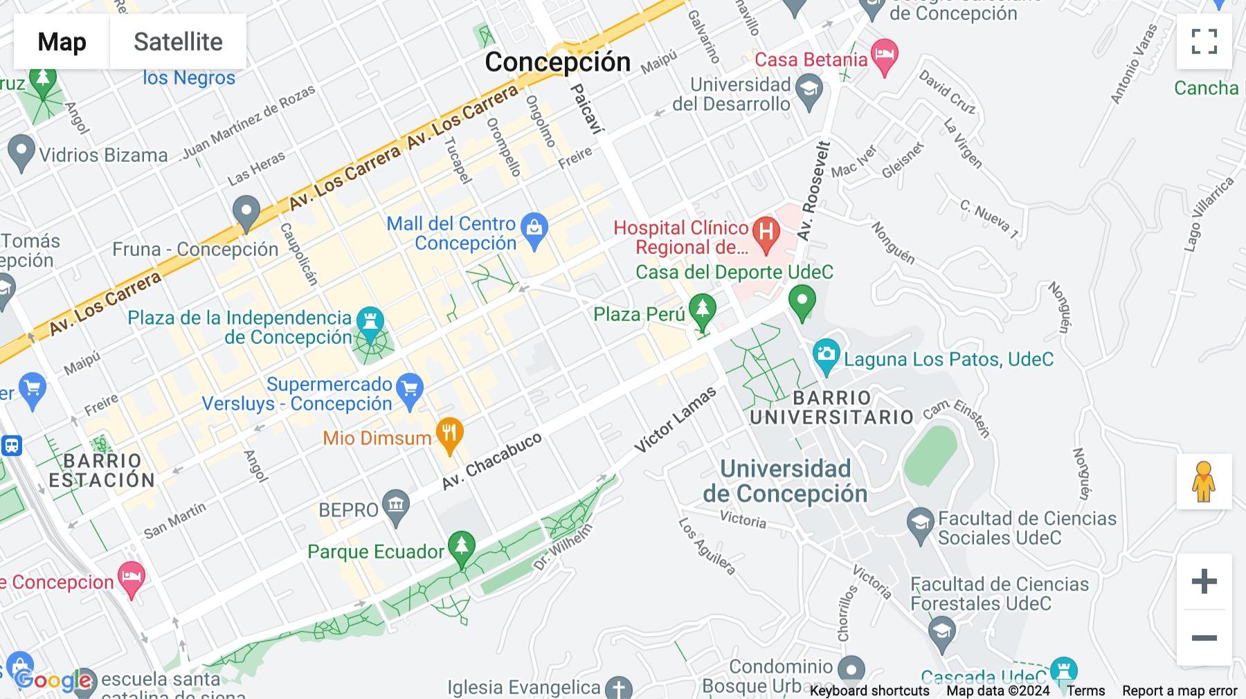 Click for interative map of Orompello 178, 180, Concepción