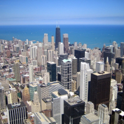 Aerial Sklyline of Chicago