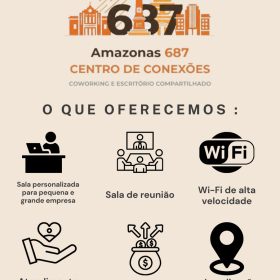 Exterior image of 687, Avenida Amazonas, 4 ANDAR. Click for details.