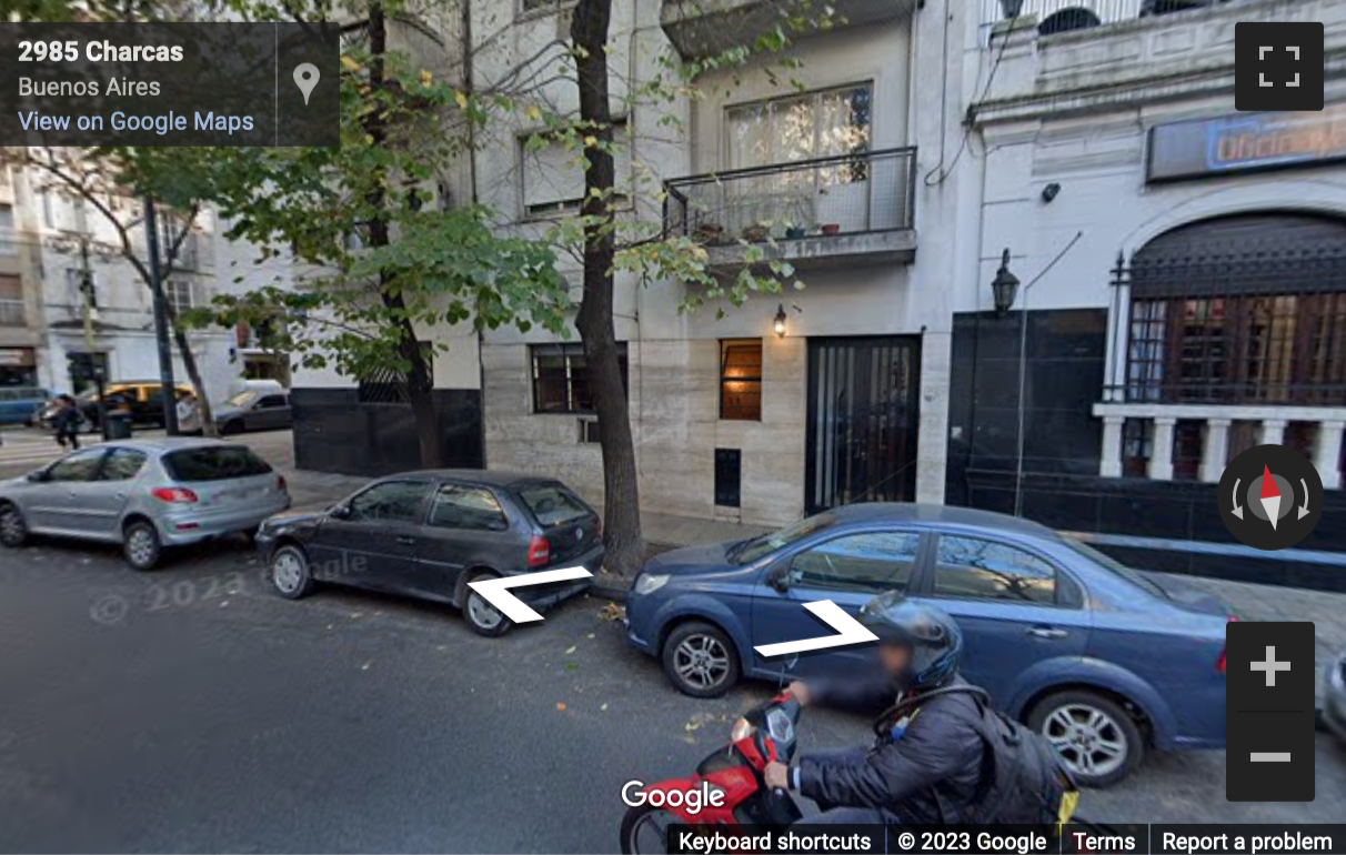 Street View image of Charcas 2983, Buenos Aires, Argentina