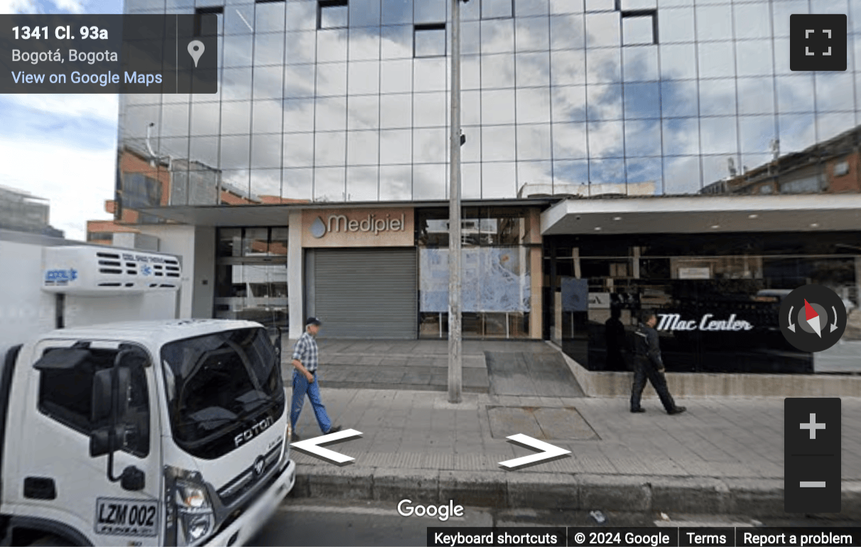Street View image of Building QBO Parque 93, Street 93A, Number 13-24, fifth floor, Bogota
