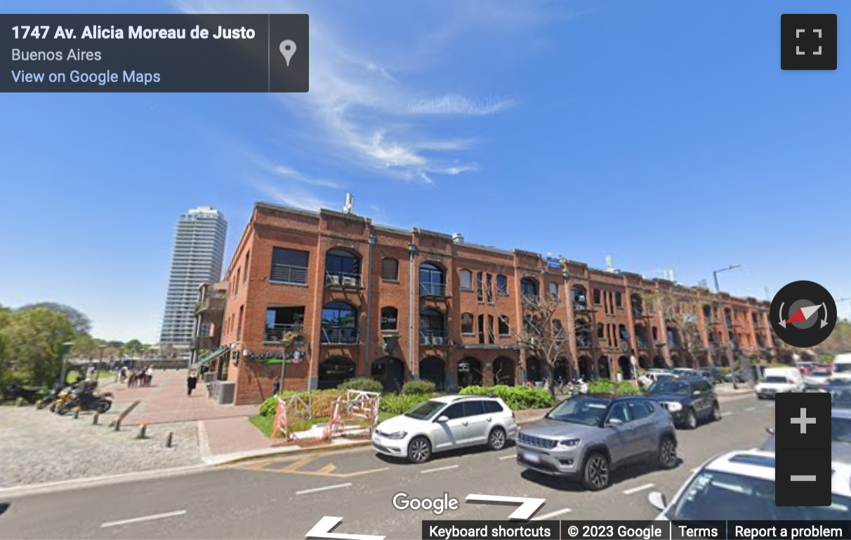 Street View image of Avenida Alicia Moreau de Justo 1750, 3º C Centro, Dique 1, Puerto Madero, CABA, Buenos Aires