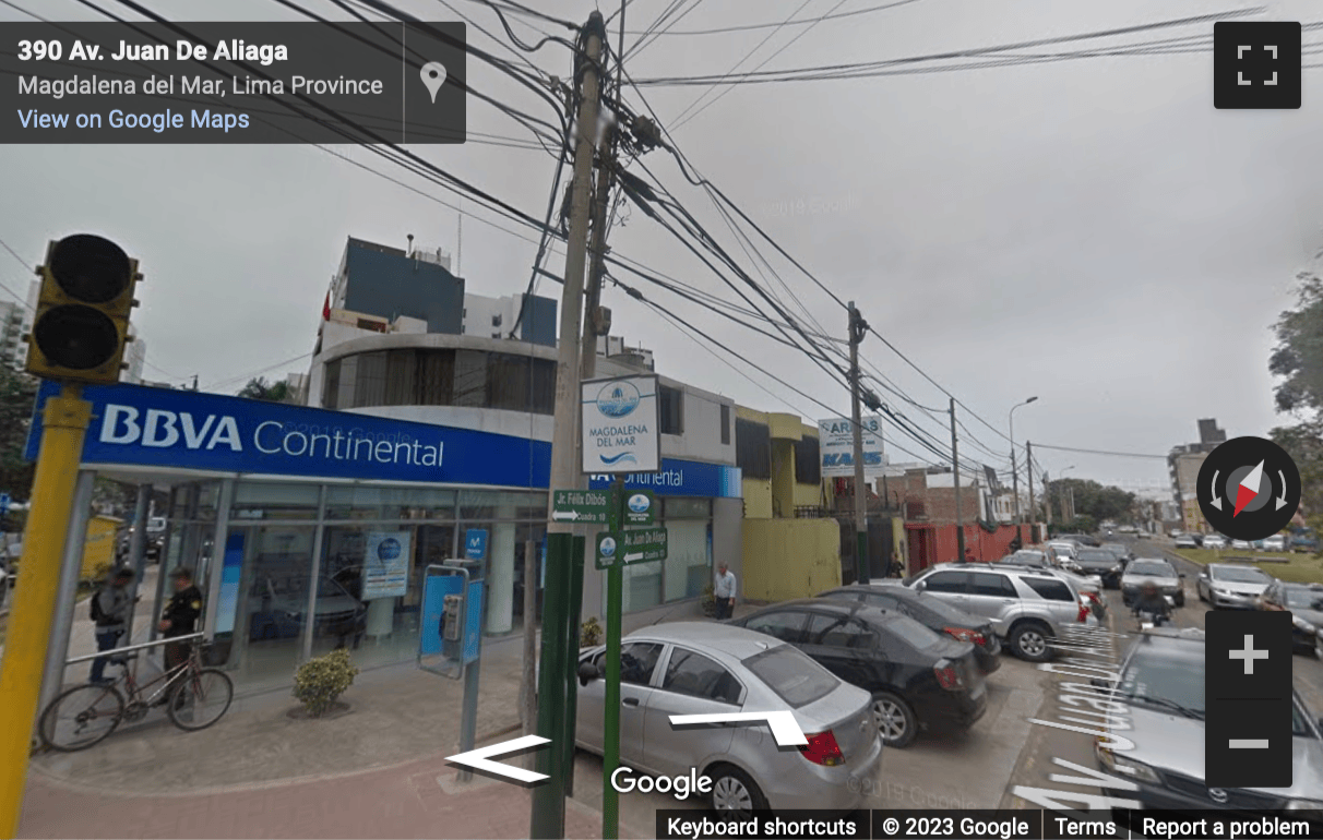 Street View image of Av. Juan de Aliaga 360, Lima