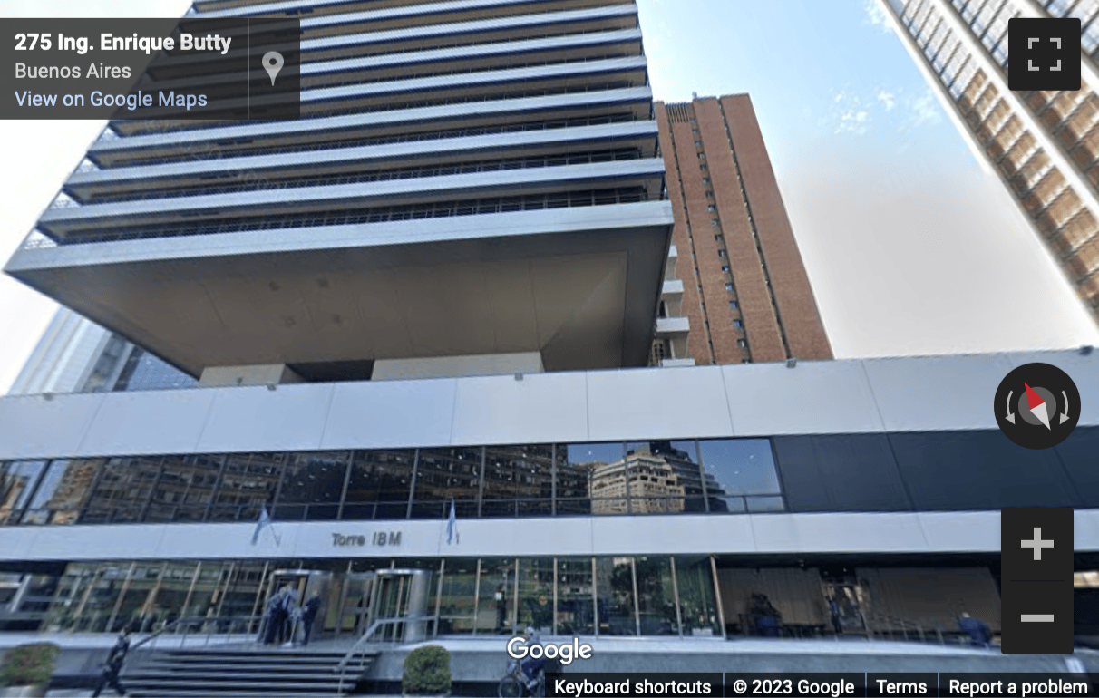 Street View image of Ing. Enrique Butty 275, Buenos Aires
