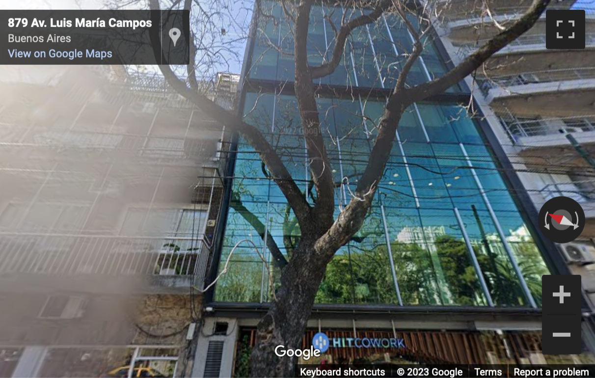 Street View image of Av Luis Maria Campos 877, Buenos Aires
