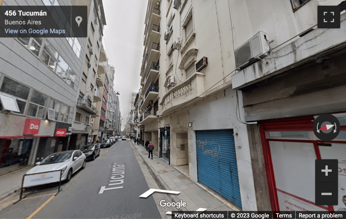 Street View image of Tucuman 439, Buenos Aires
