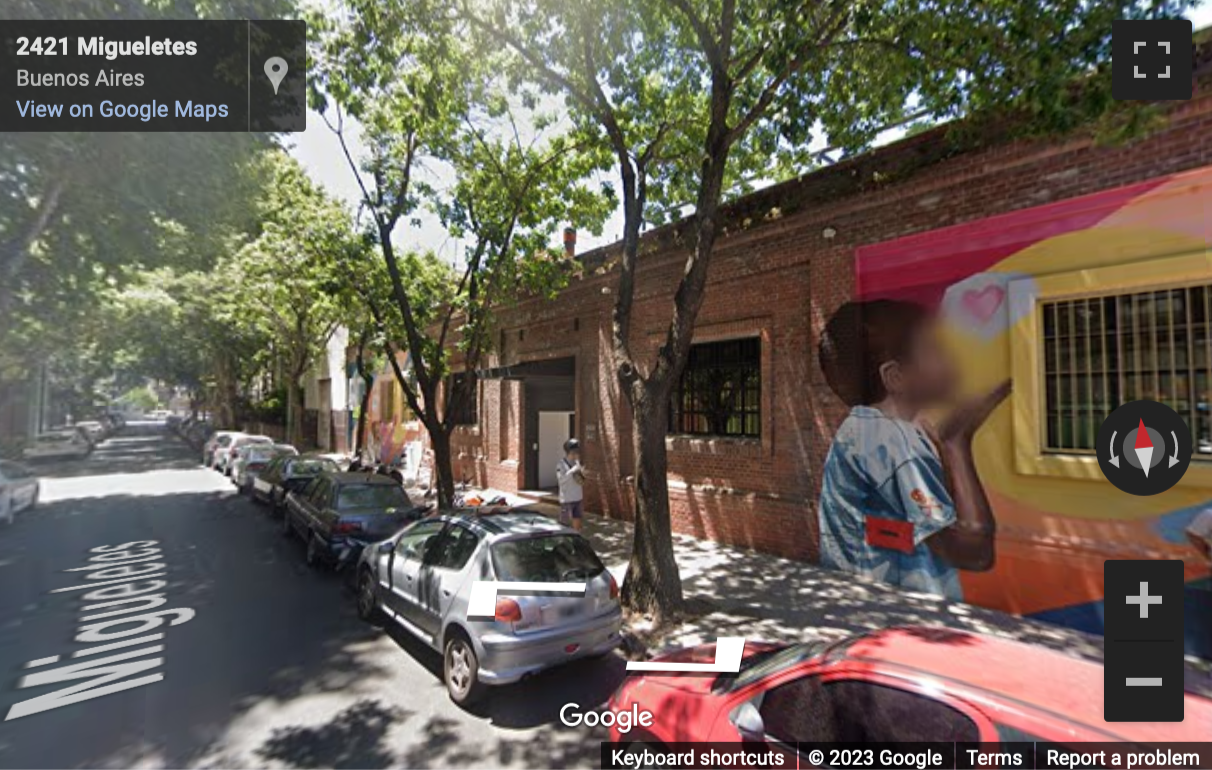 Street View image of Migueletes 2423, Belgrano, Buenos Aires, Argentina