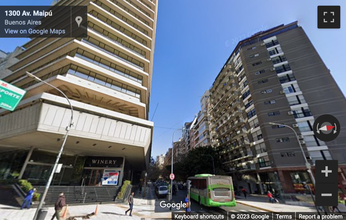 Street View image of Maipú 1300, Retiro, Buenos Aires, Argentina