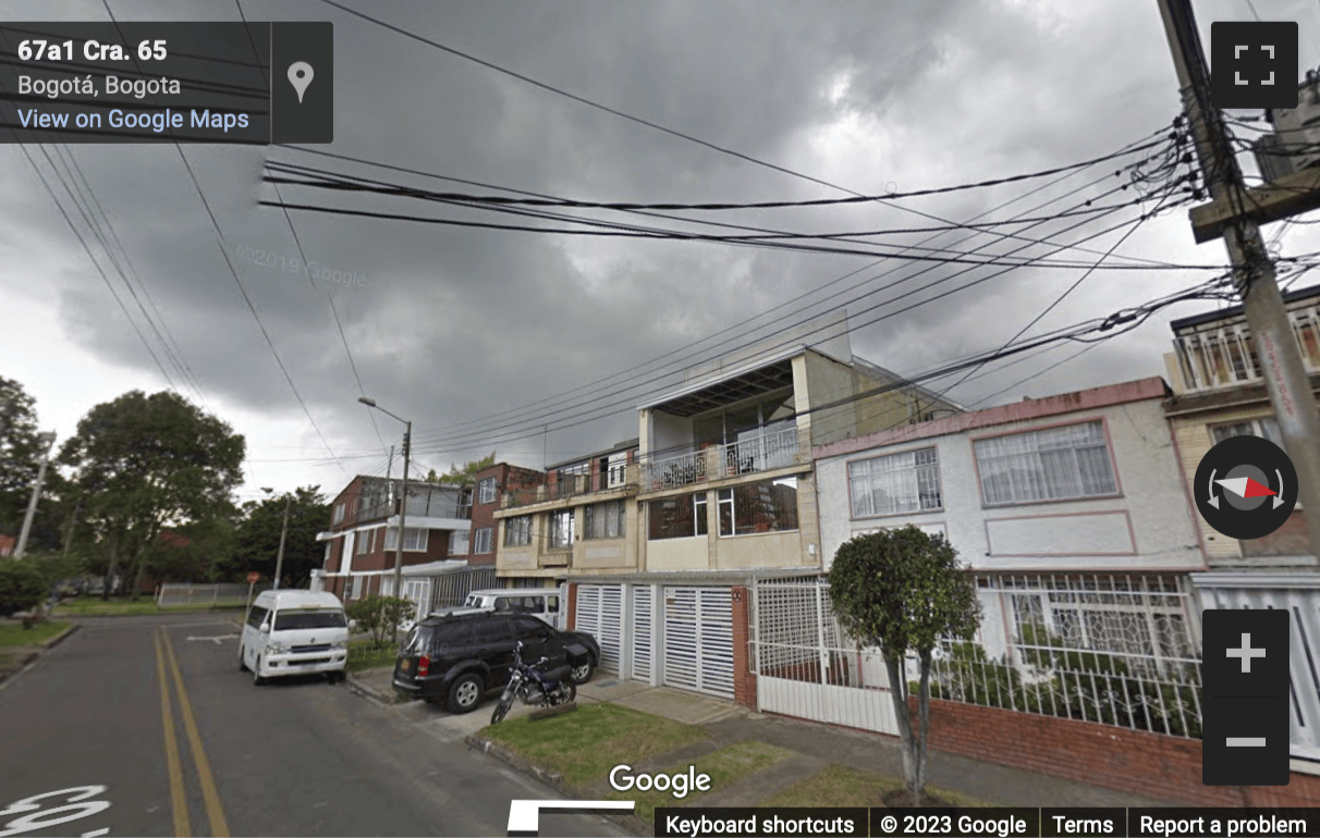 Street View image of Carrera 65, No. 67-39, J. J. VARGAS, Barrios Unidos, Bogota