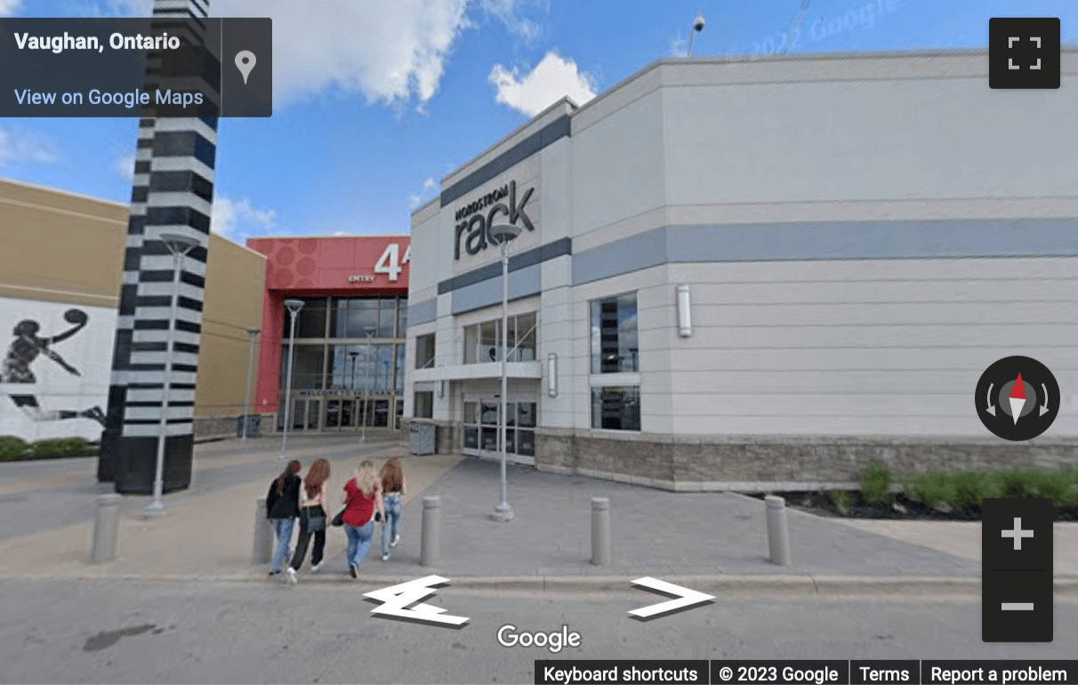 Street View image of Vaughan Mills, 1 Bass Pro Mills Drive No. 733, (Entrance 4A by the Nike Store)