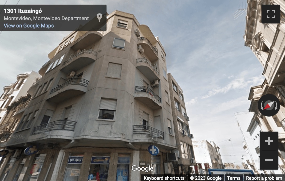 Street View image of GF, La Cumparsita Building, 1282 Ituzaingo Street, Old city, Montevideo