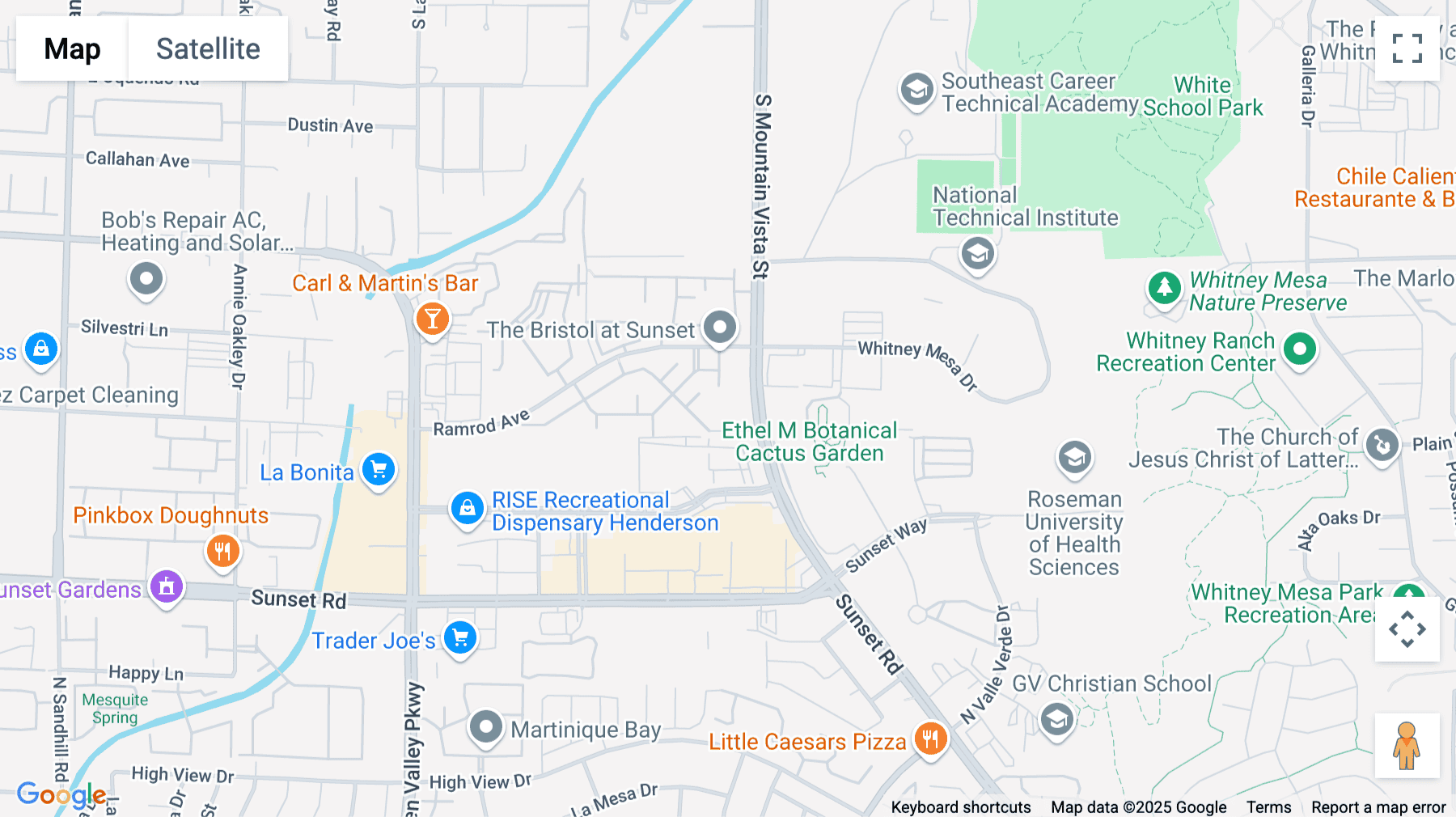 Click for interative map of 6301 Mountain Vista Street, 1st Floor, Henderson