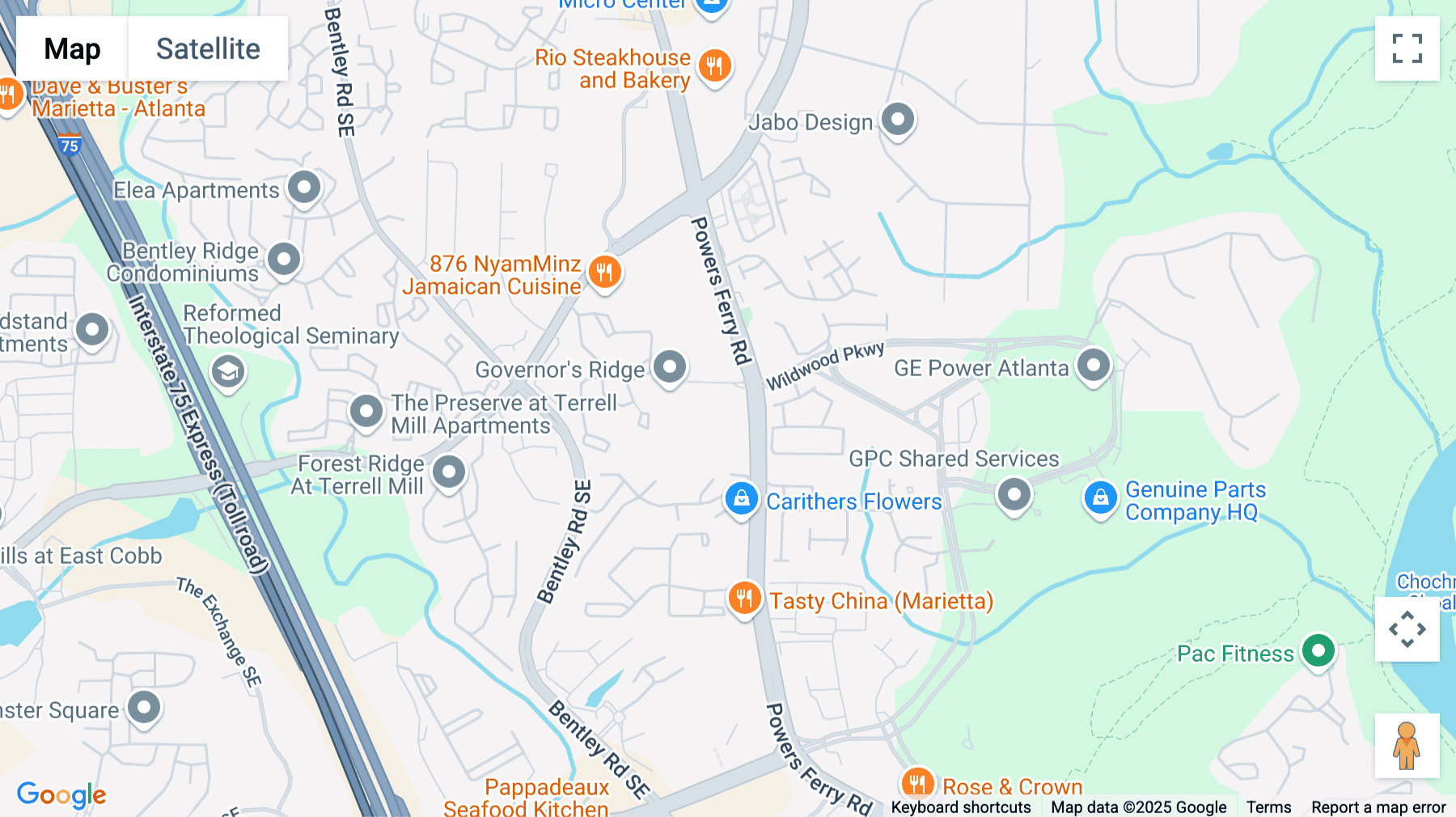 Click for interative map of 1640 Powers Ferry Road SE, Building 11, Suite 200, Marietta (Georgia)