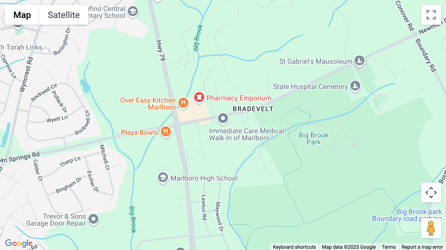 Click for interative map of 479 Route 520, Suite B201, Marlboro