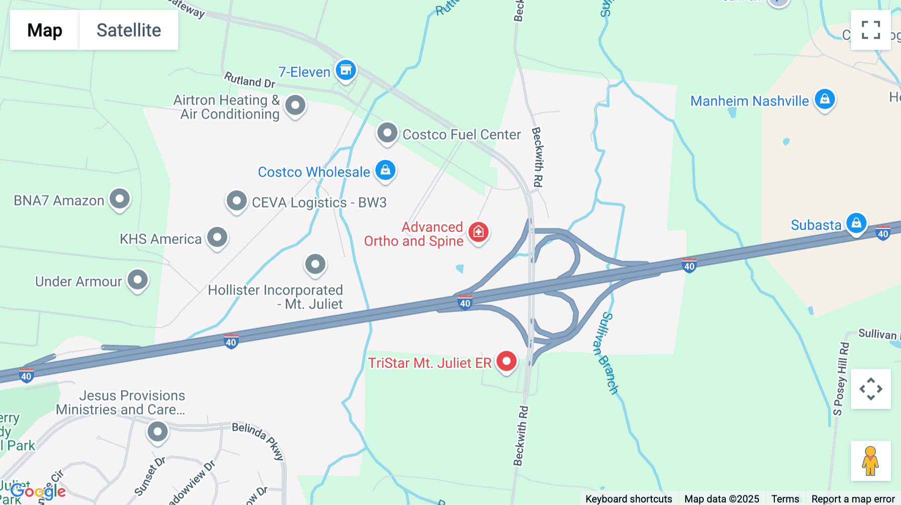 Click for interative map of 145 Bear Crossing, Mount Juliet