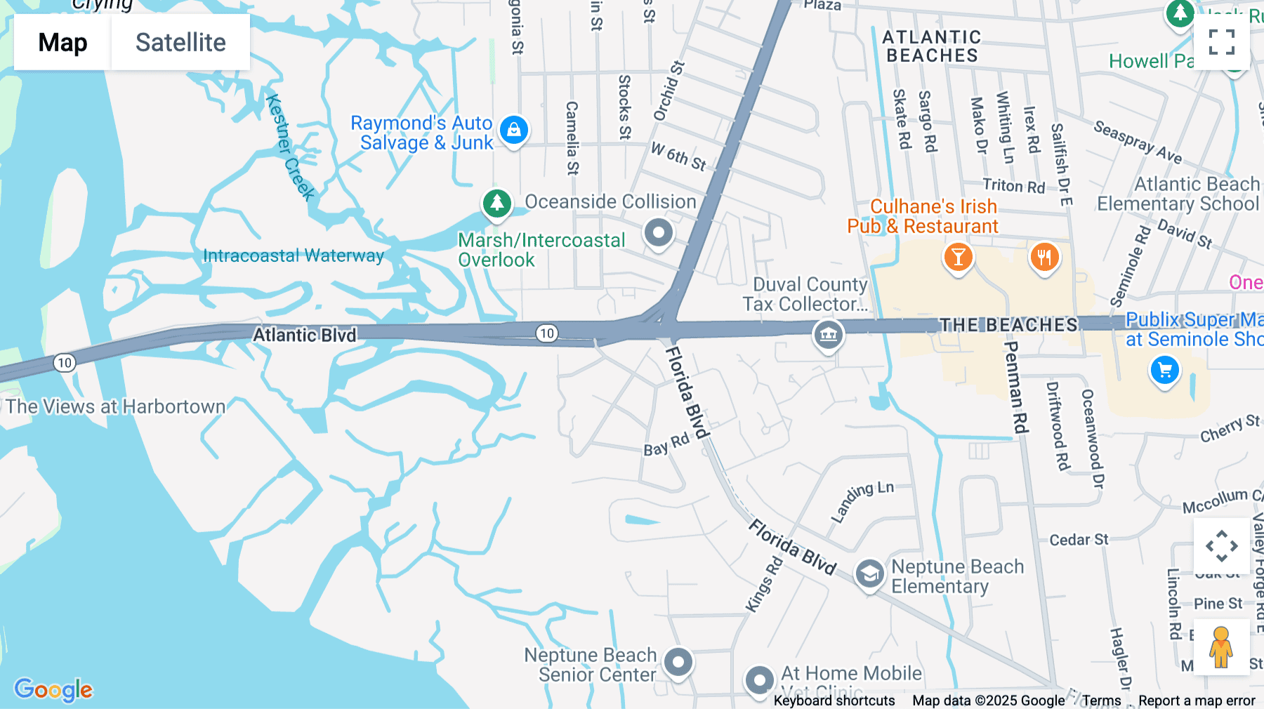 Click for interative map of 2300 Marsh Point Road, Suite 200, Neptune Beach