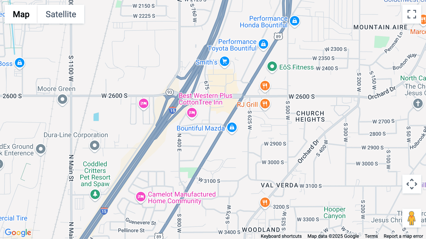 Click for interative map of 1010 North 500 East, 2nd Floor, North Salt Lake