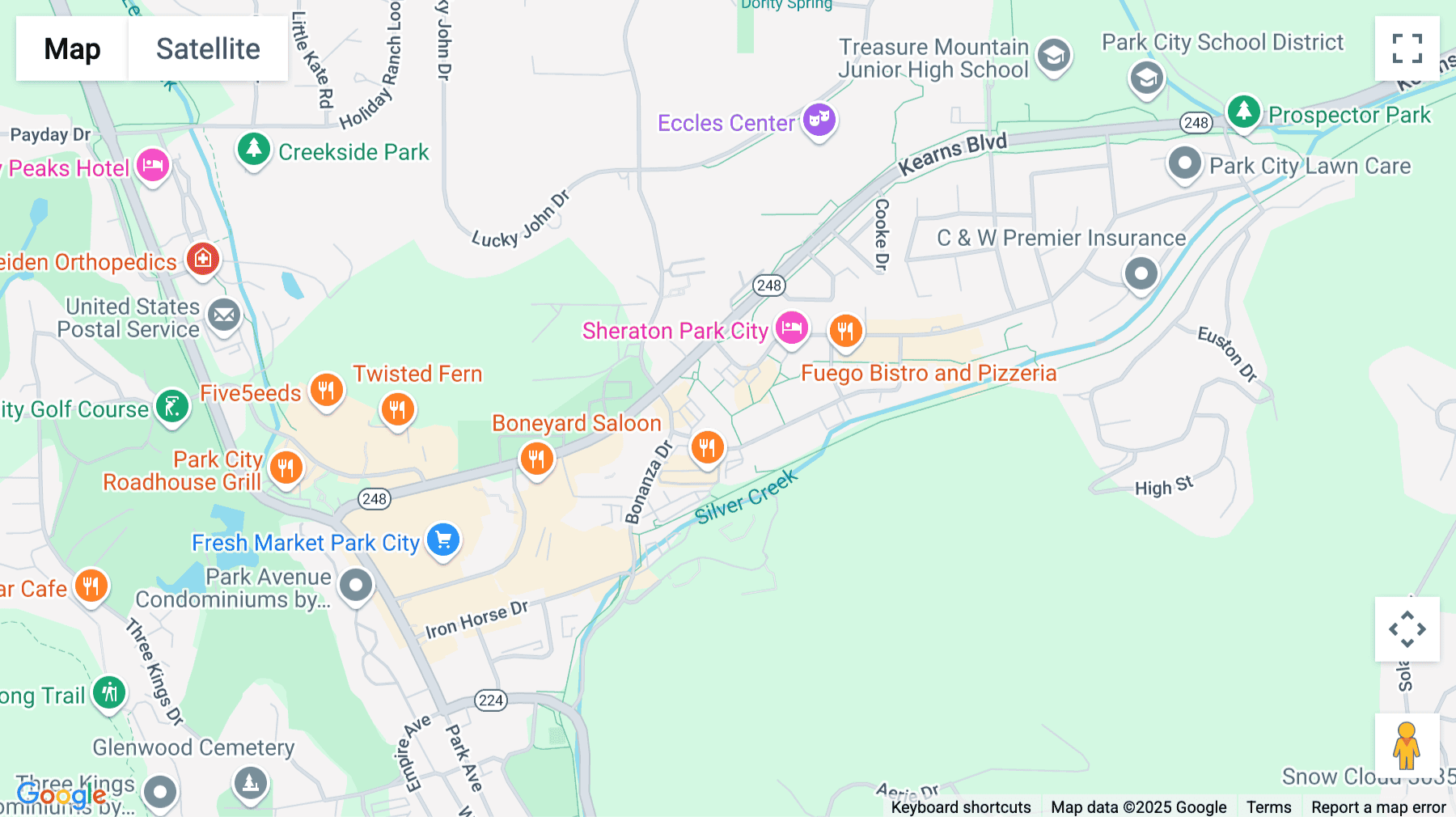 Click for interative map of 1743 South Sidewinder Drive, 1st Floor, Park City