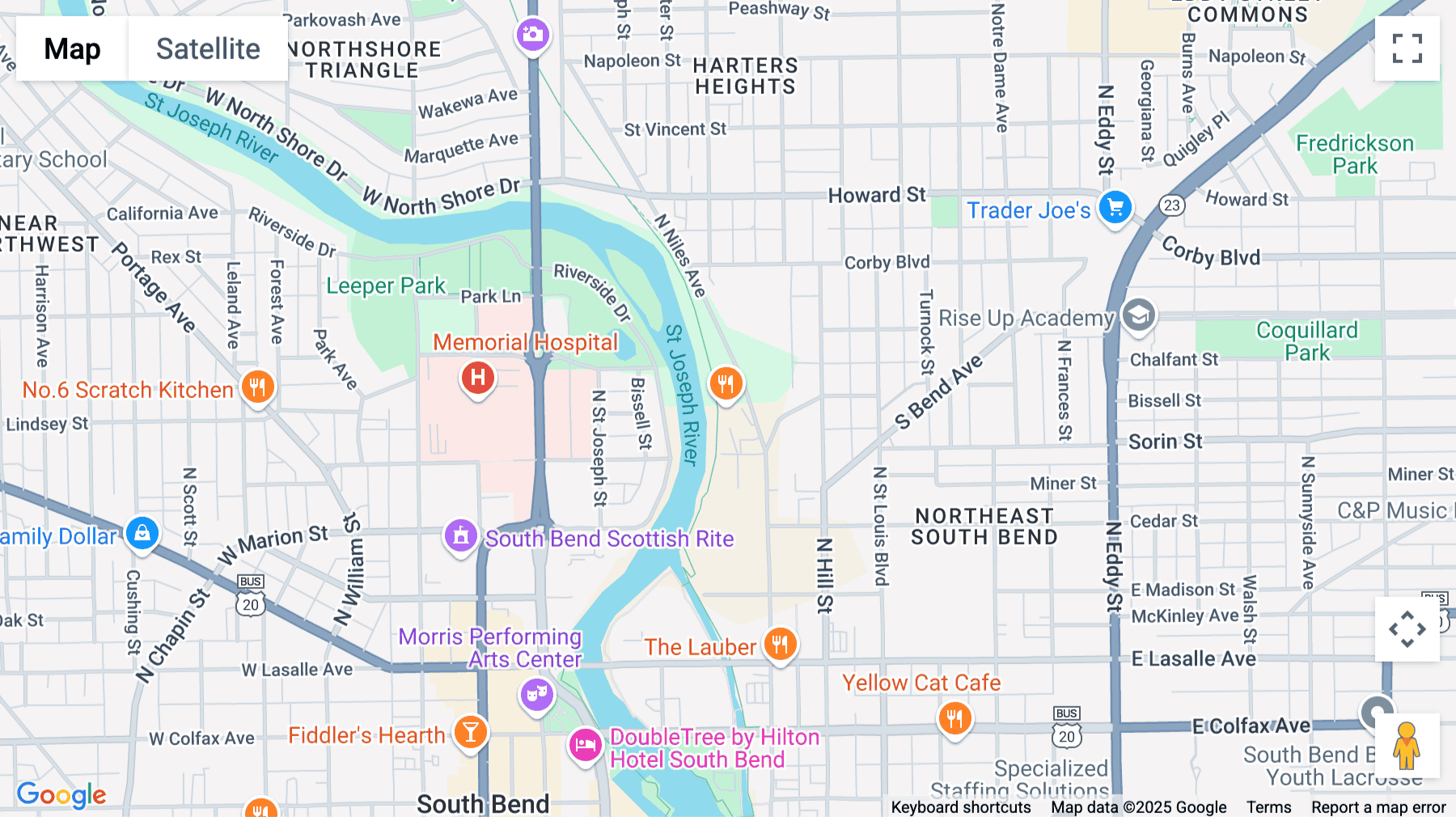 Click for interative map of 701 North Niles Avenue, 3rd Floor, South Bend
