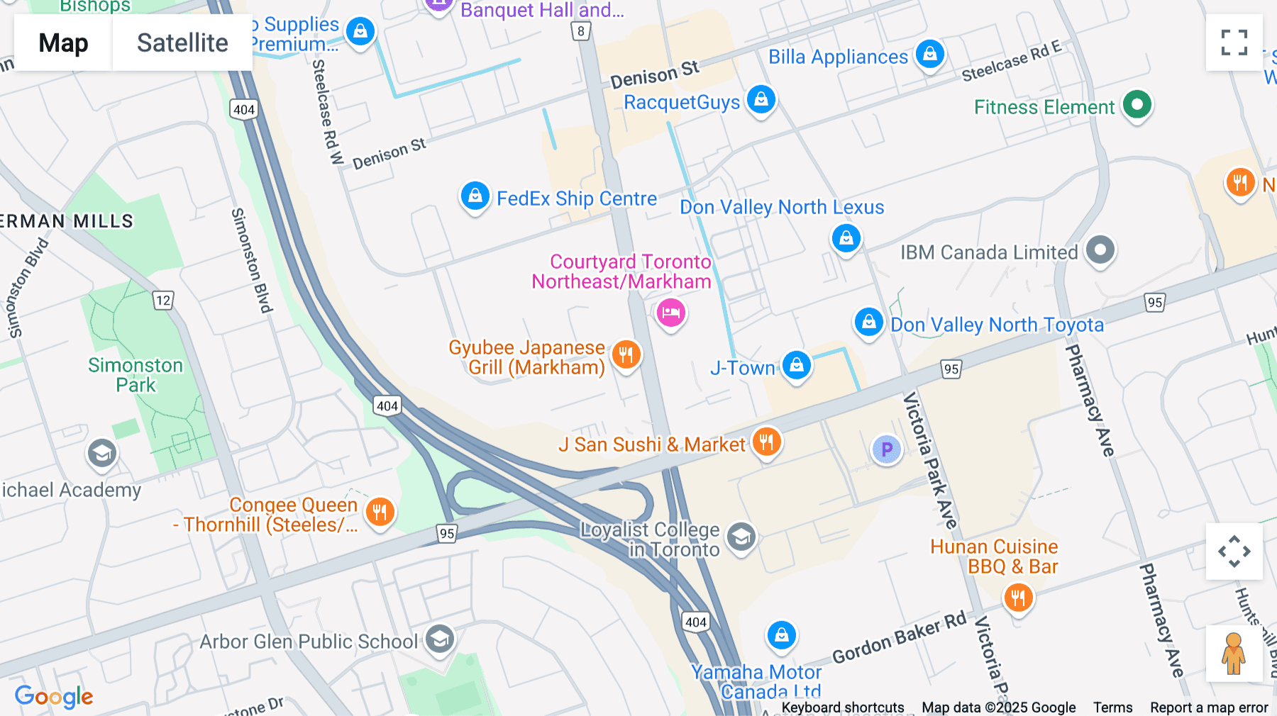 Click for interative map of 7100 Woodbine Avenue, 4th Floor, Markham