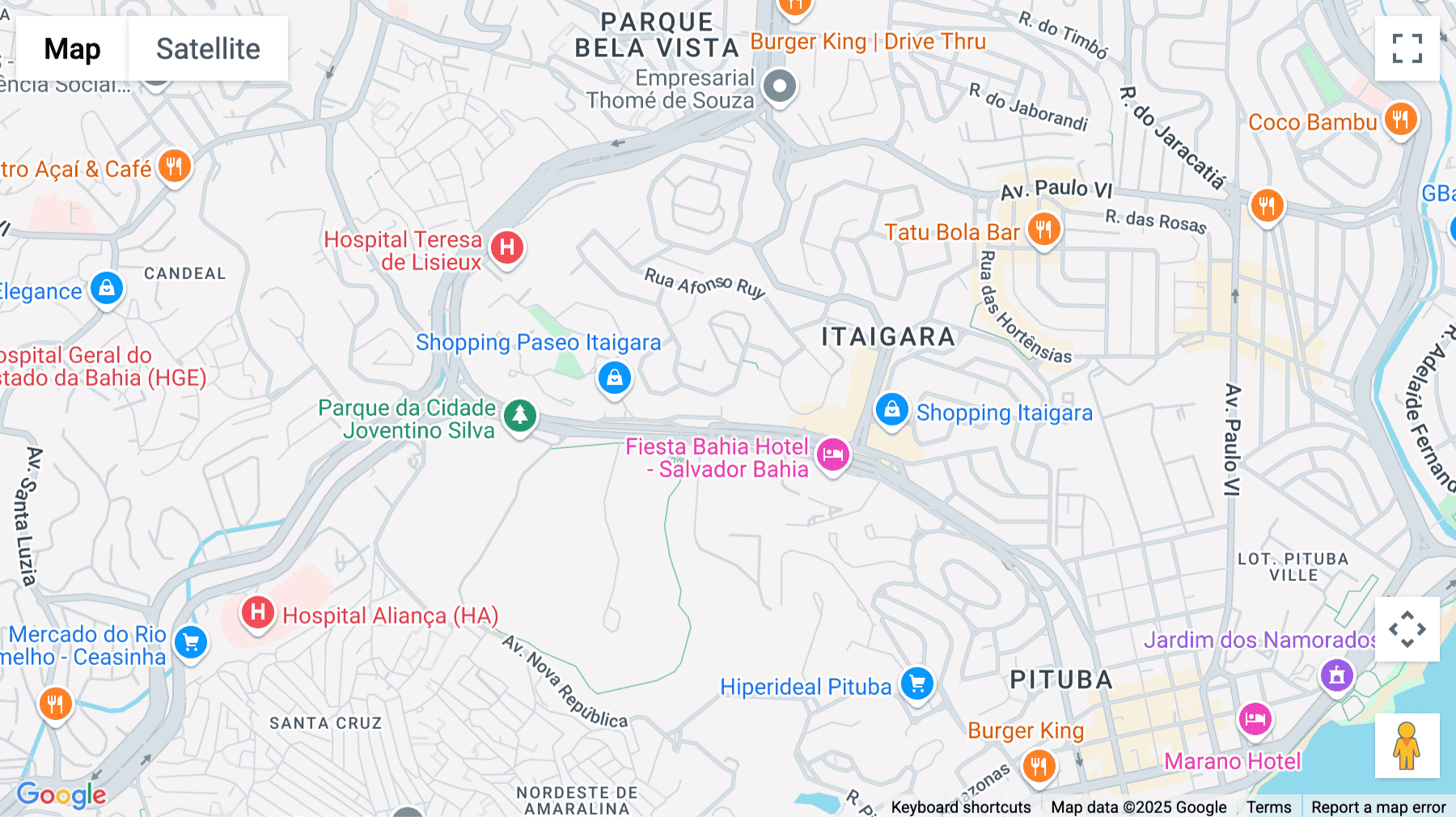 Click for interative map of Av. Antônio Carlos Magalhães, 1034, 2º andar Itaigara, Salvador