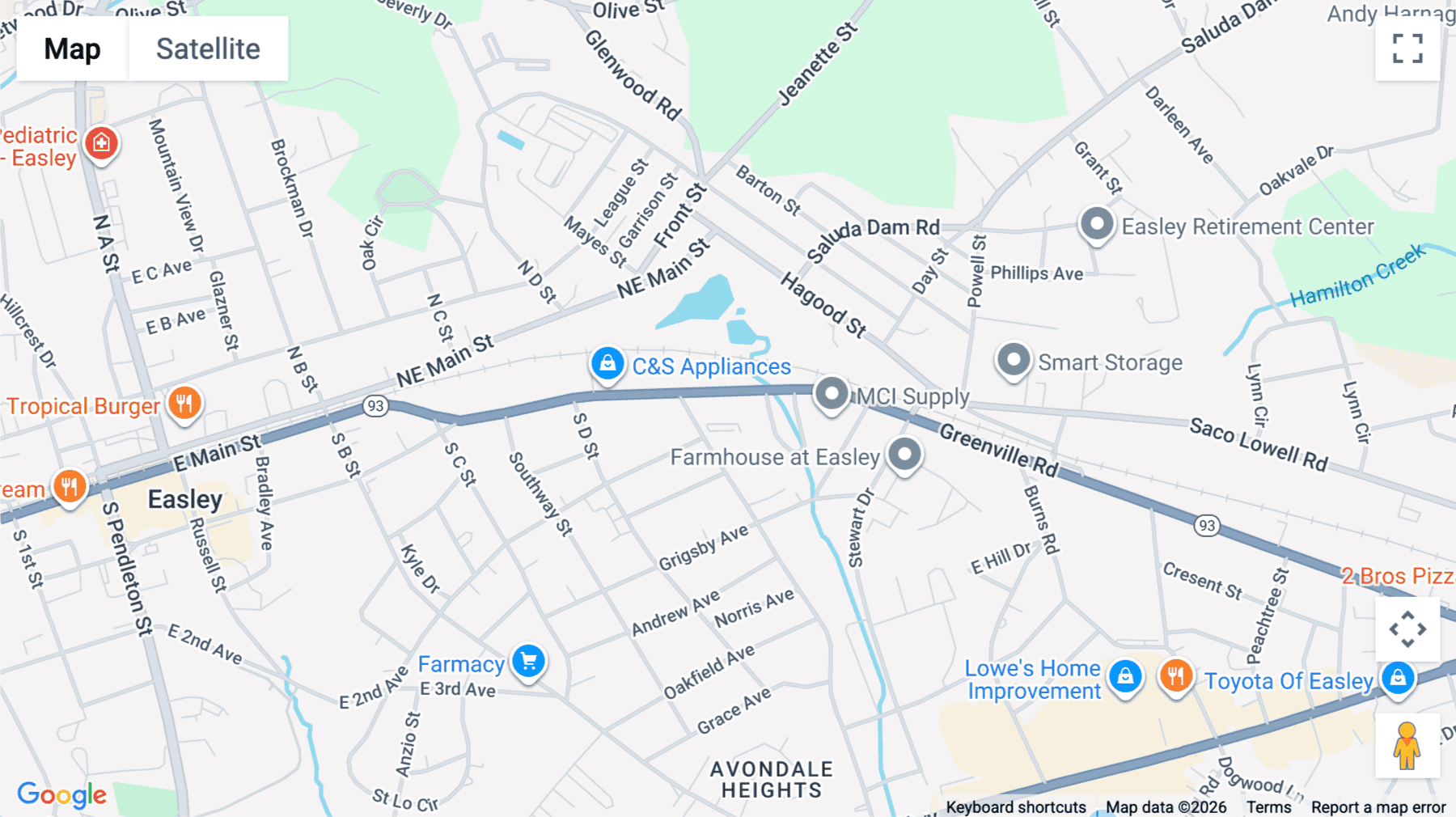 Click for interative map of 900 E. Main Street, 2nd Floor, Easley