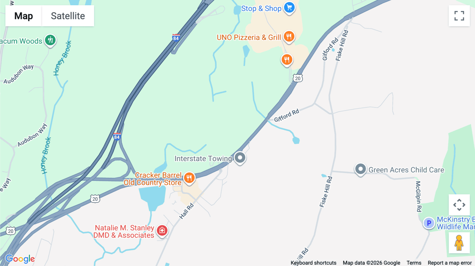 Click for interative map of 198 Charlton Rd, Sturbridge