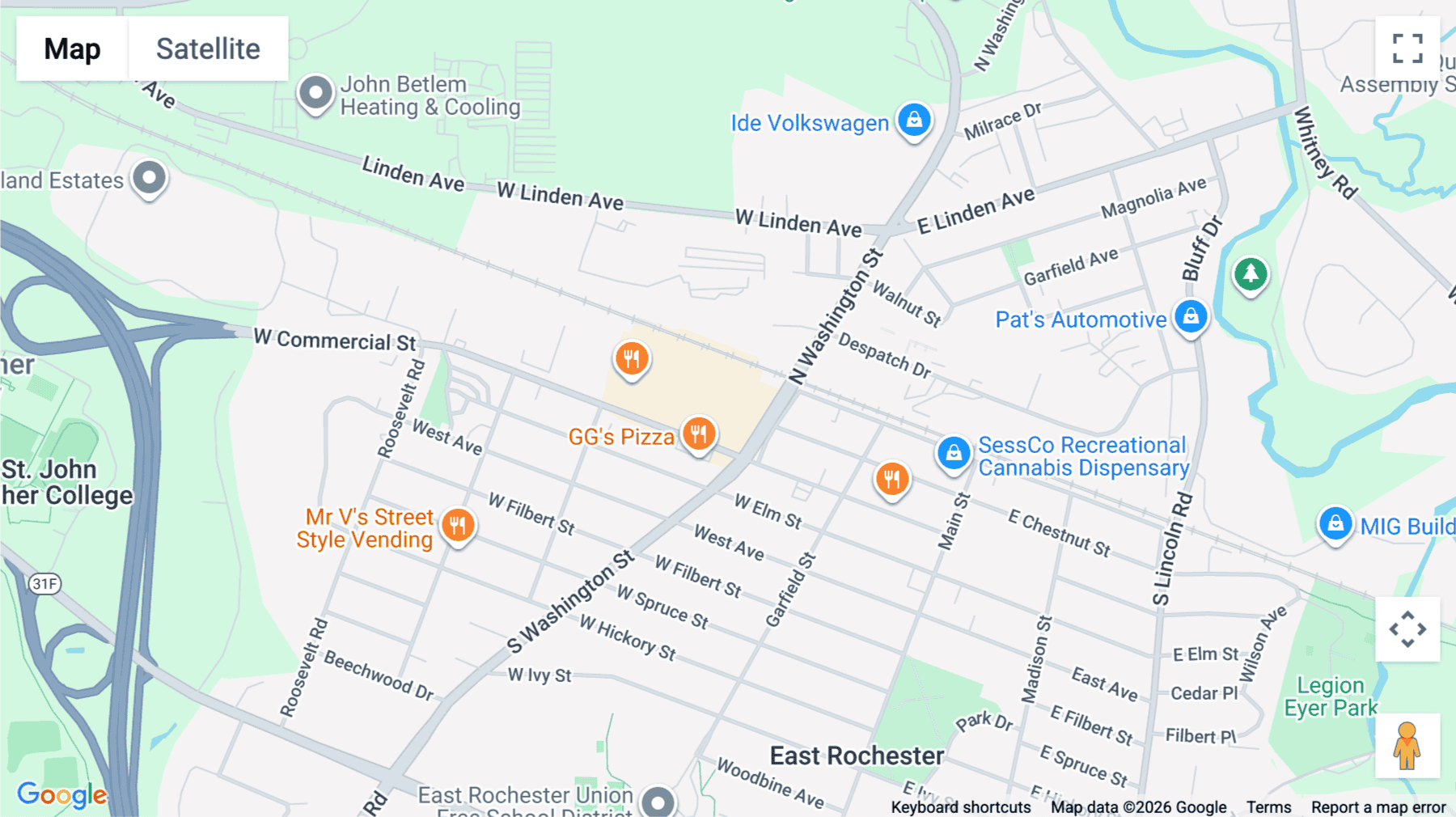 Click for interative map of 333 West Commercial Street, 3rd Floor, East Rochester