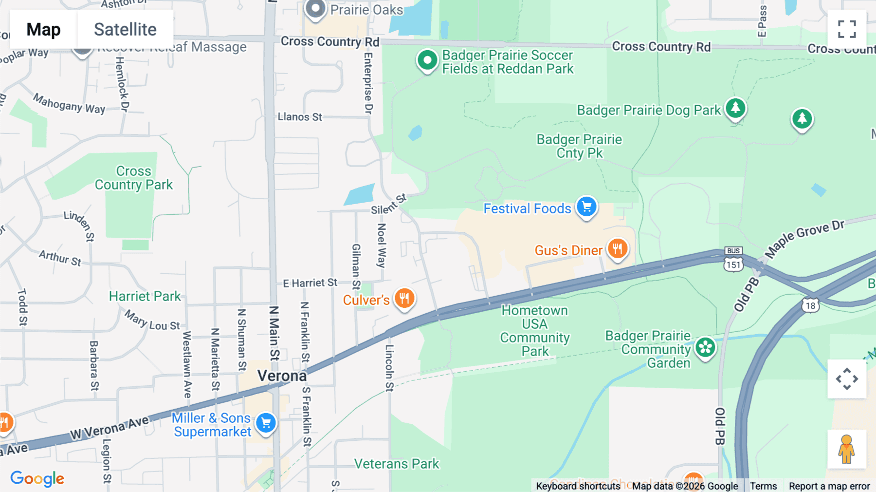 Click for interative map of 230 Horizon Drive, Suite 101B, Verona