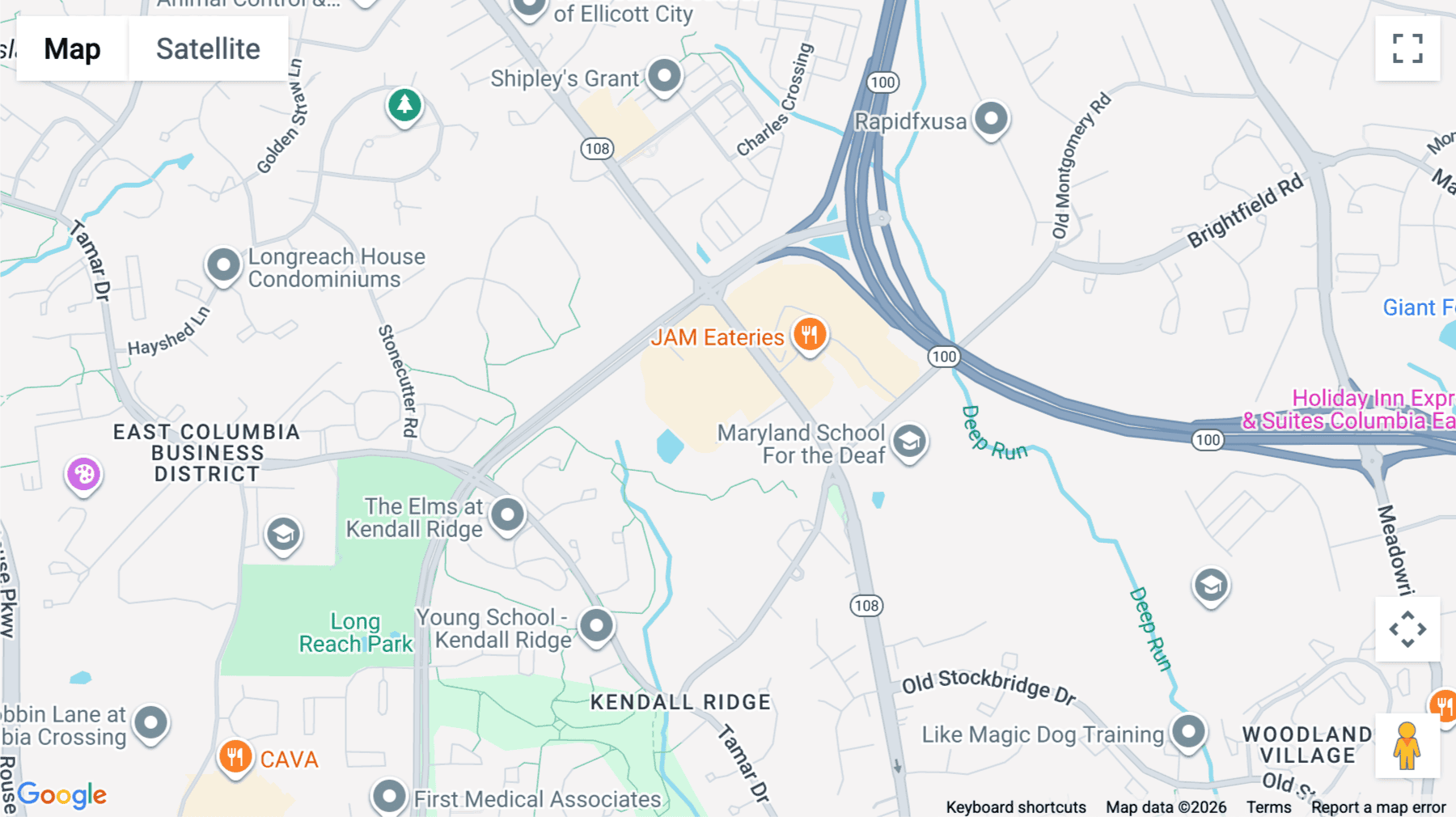 Click for interative map of 5850 Waterloo Road, Suite 140, Columbia