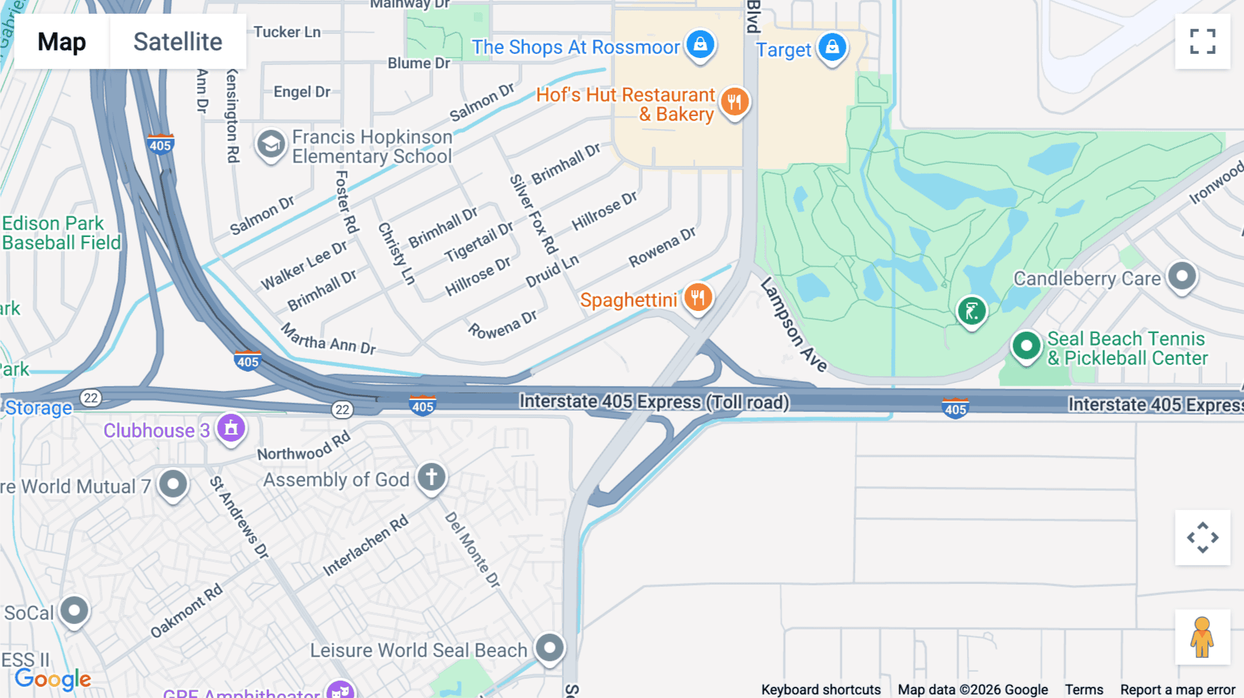 Click for interative map of 3020 Old Ranch Parkway, Suite 300, Seal Beach