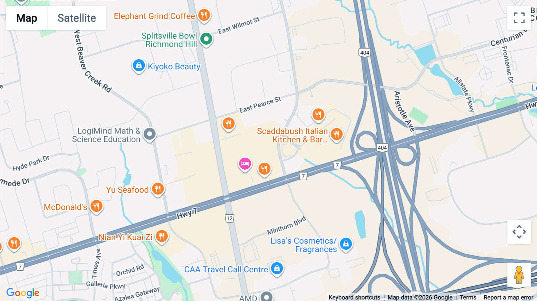 Click for interative map of 225, East Beaver Creek Road, Suite 700, Richmond Hill