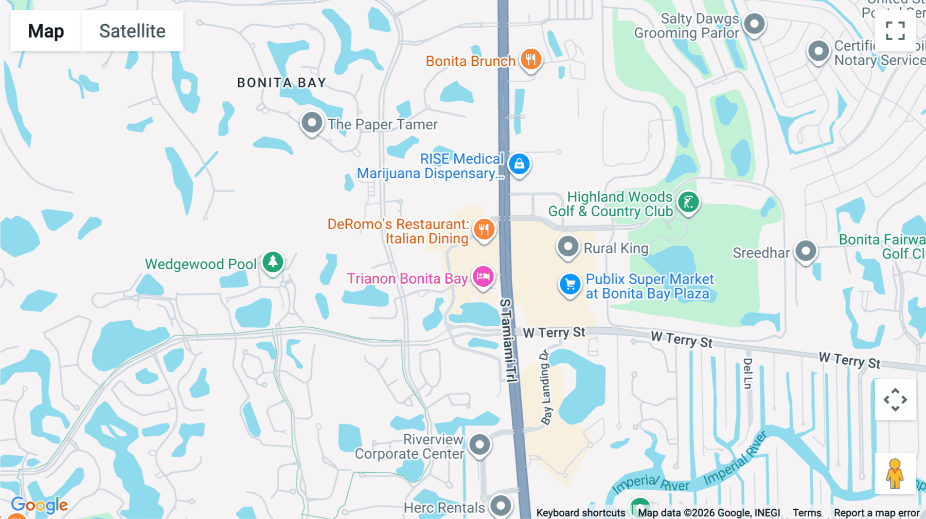 Click for interative map of 26821 South Bay Drive, 1st & 2nd Floor, Bonita Springs