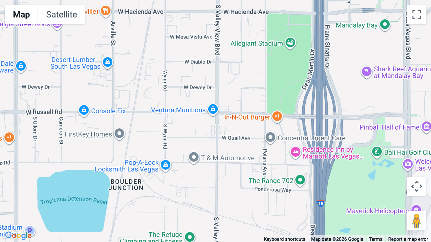 Click for interative map of 5725, South Valley View Boulevard, Suite 7, Las Vegas