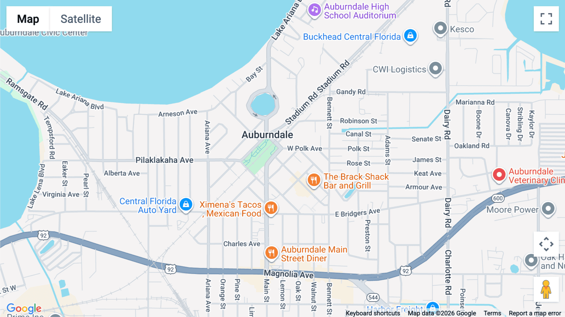 Click for interative map of 117 E Lake Avenue, 2nd Floor, Auburndale