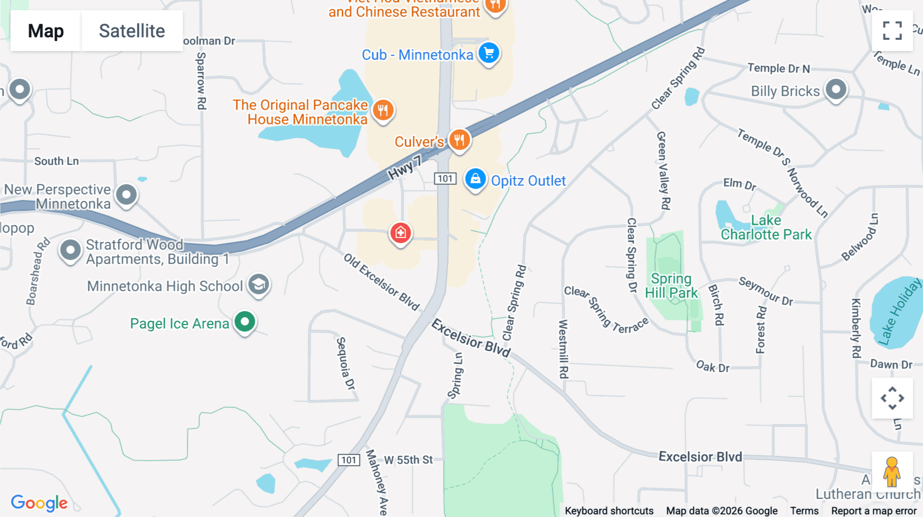 Click for interative map of 5125 County Road 101, 2nd Floor, Minnetonka