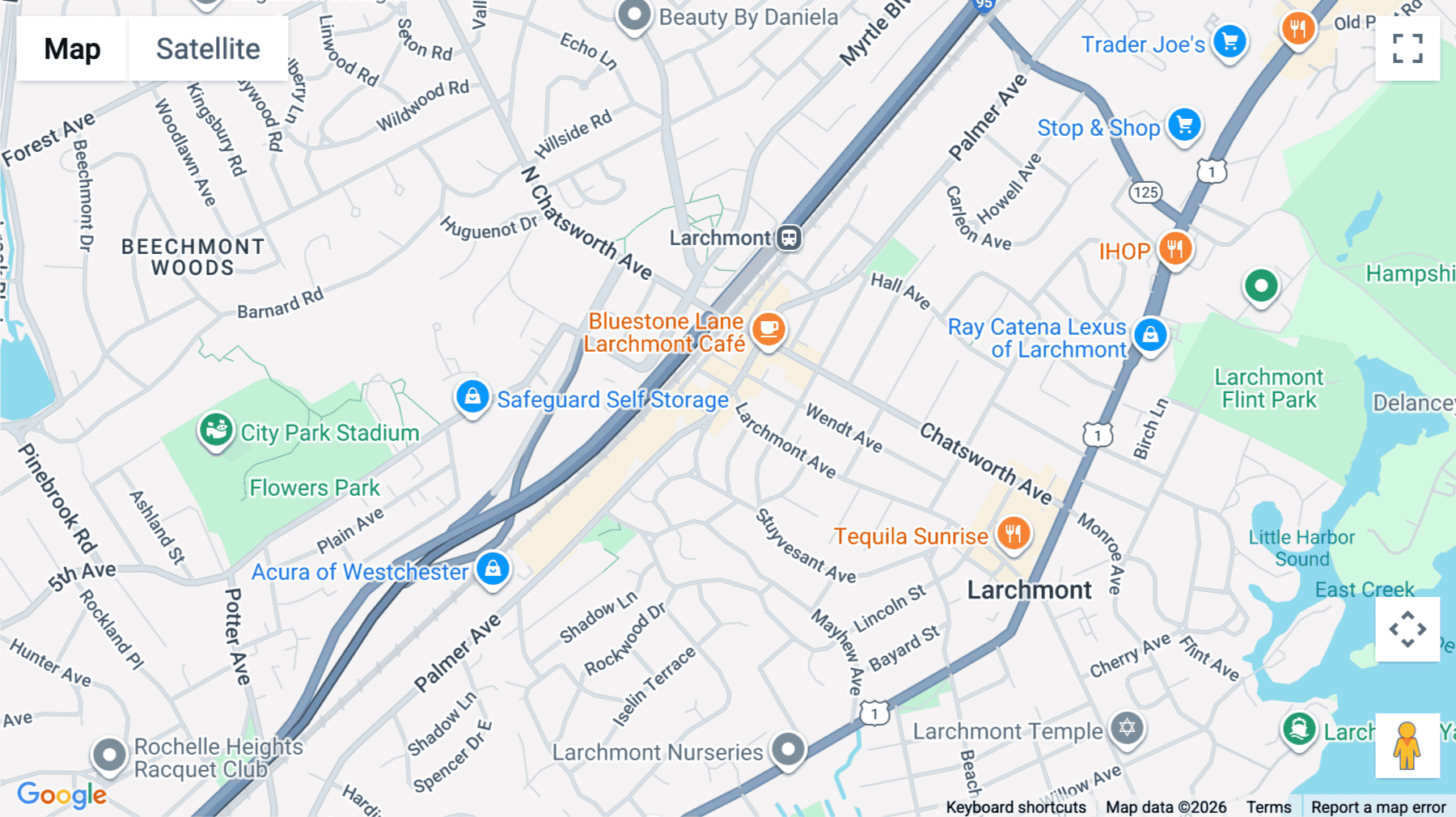 Click for interative map of 1940 Palmer Avenue, Larchmont (NY)