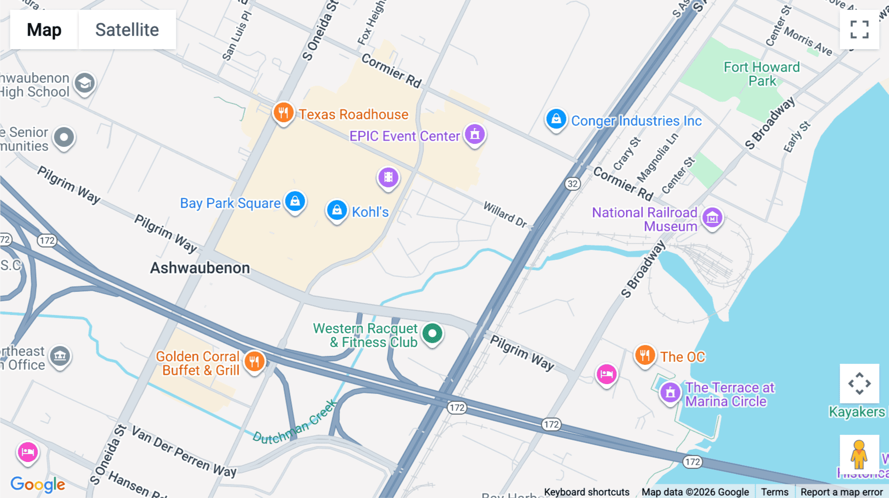 Click for interative map of 700 Pilgrim Way, 1st Floor, Ashwaubenon