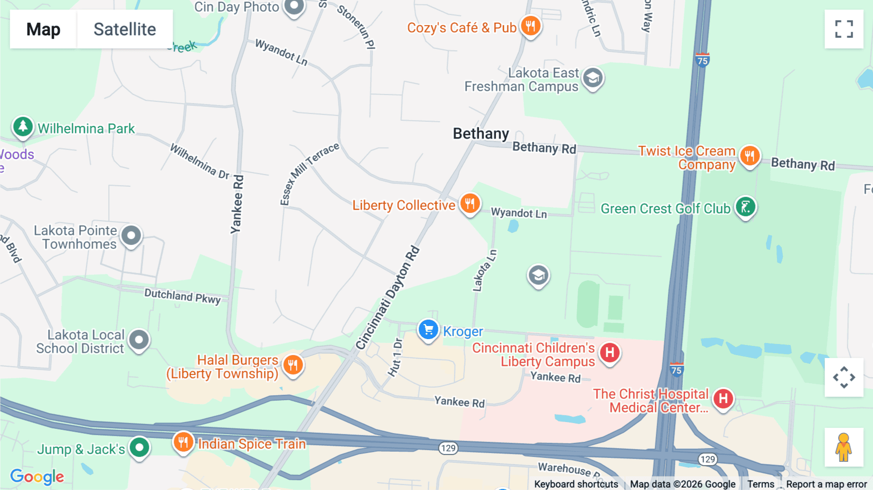 Click for interative map of 6752 Cincinnati Dayton Road, 2nd Floor, Liberty Township