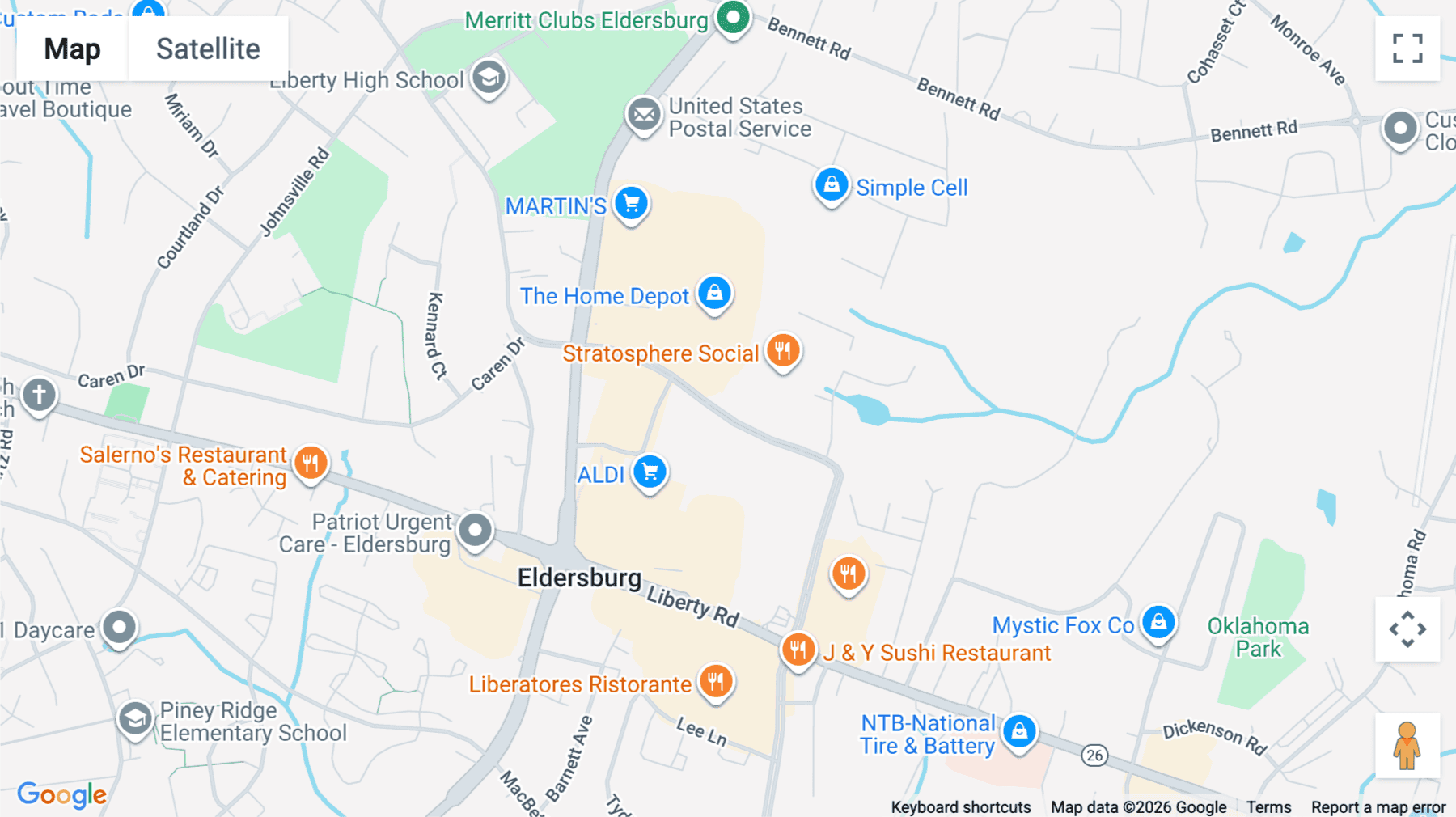 Click for interative map of 1332 Londontown Boulevard, 2nd Floor, Eldersburg