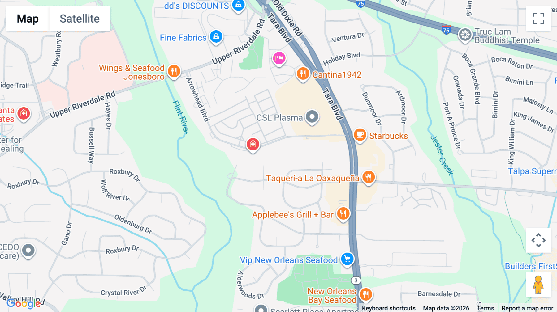 Click for interative map of 409 Arrowhead Boulevard, 1st Floor, Jonesboro