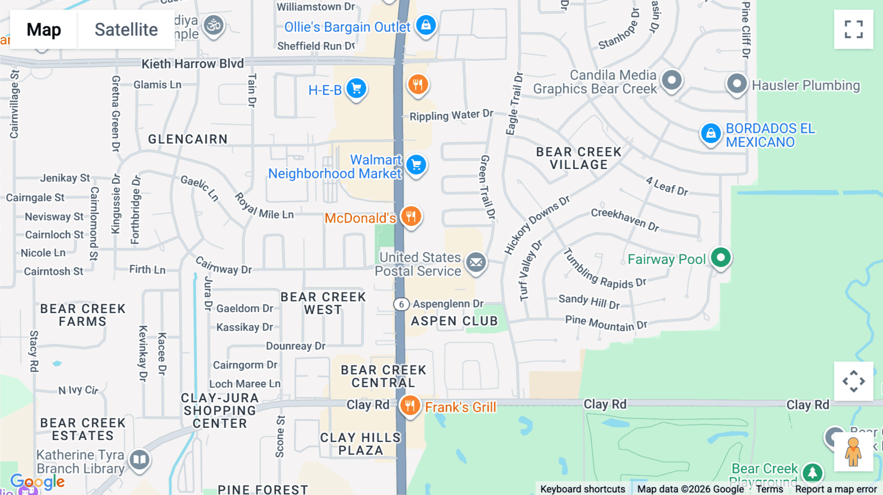 Click for interative map of 16100 Cairnway Drive, 3rd Floor, Houston