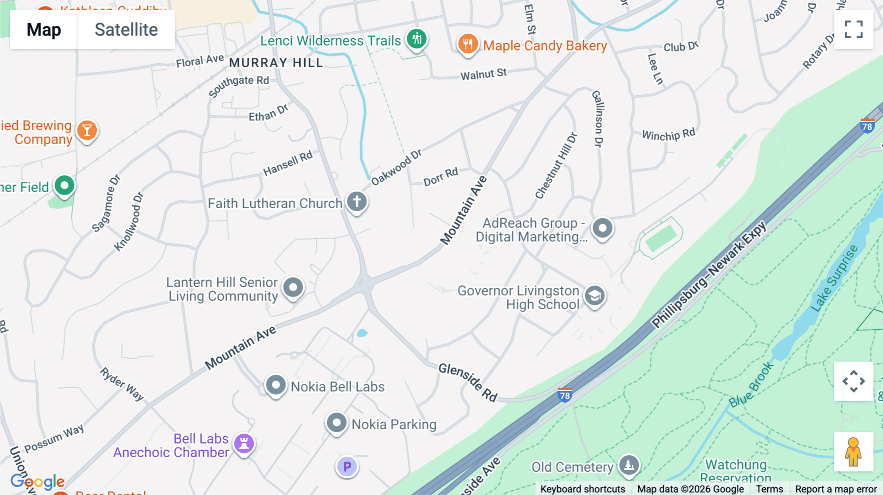 Click for interative map of 420 Mountain Avenue, 1st Floor, New Providence