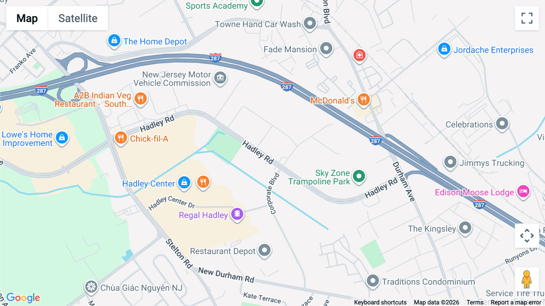 Click for interative map of 3000 Hadley Road, 3rd Floor, South Plainfield