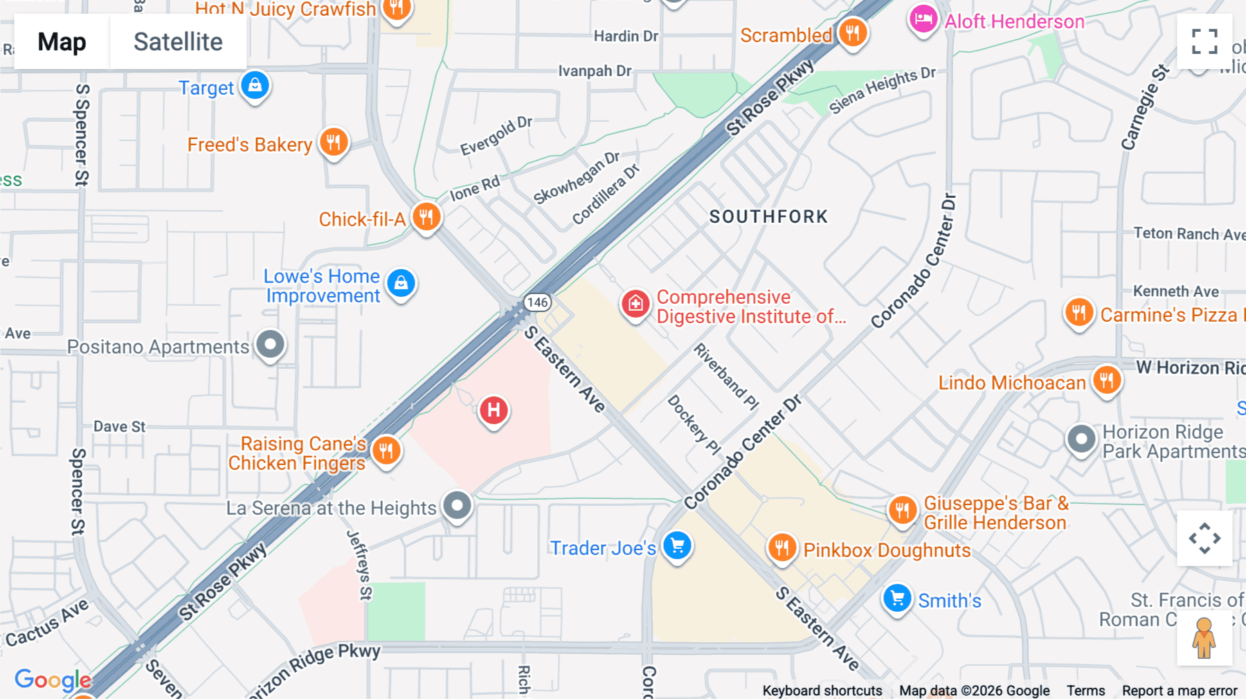Click for interative map of 10120, South Eastern Avenue, Ste 315, Henderson